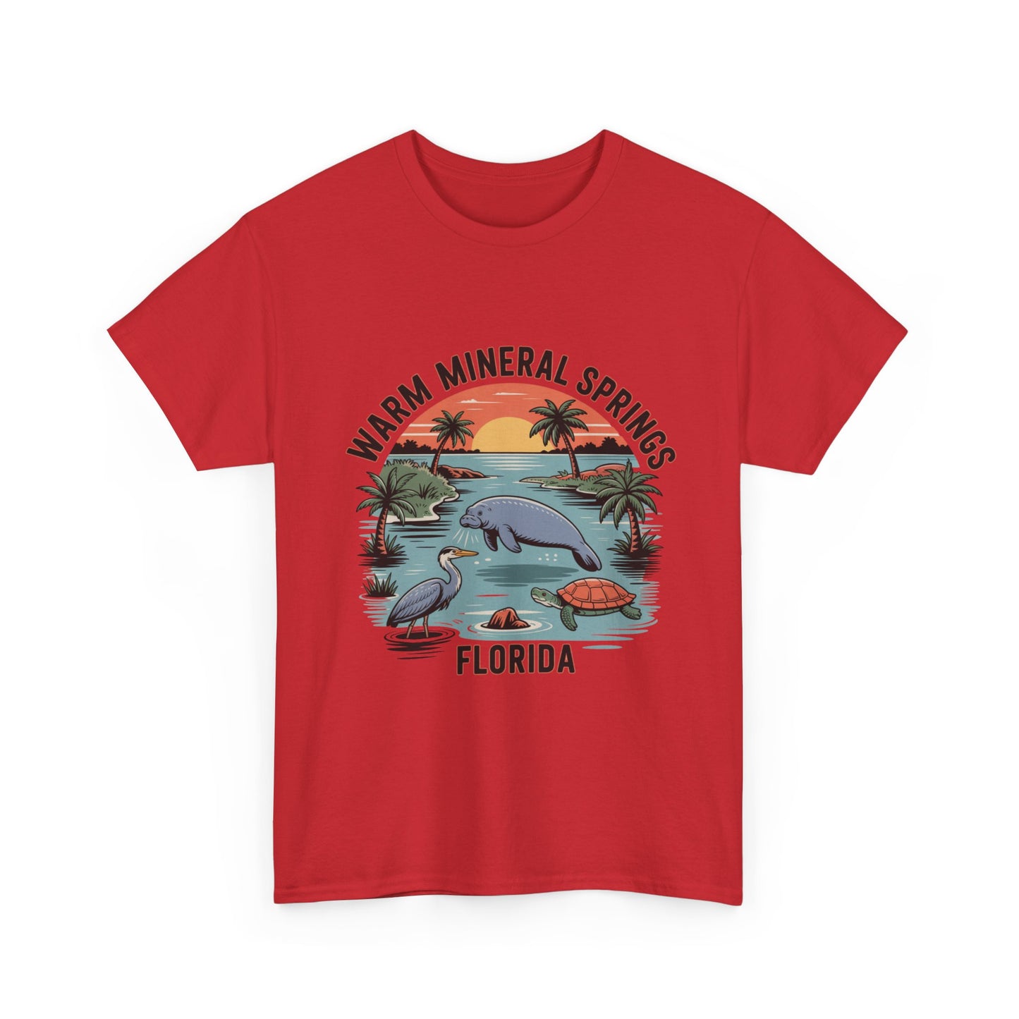 Warm Mineral Springs Florida Wildlife Scene T-Shirt