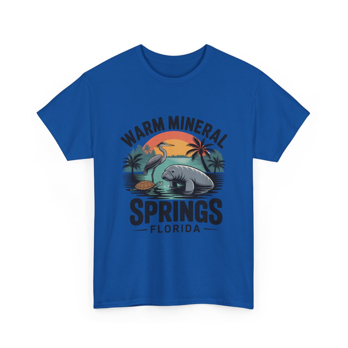Warm Mineral Springs Florida Wildlife Sunset T-Shirt