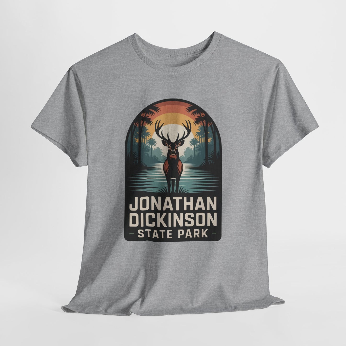 Jonathan Dickinson State Park Deer T-Shirt – Adult Florida Wildlife Sunset Nature Tee
