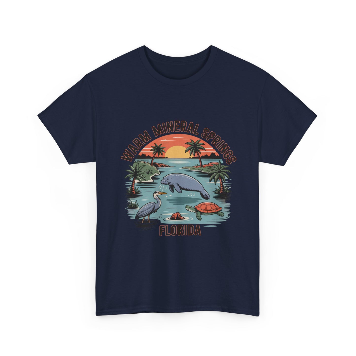 Warm Mineral Springs Florida Wildlife Scene T-Shirt