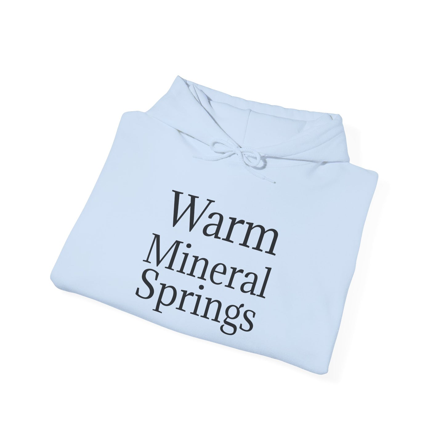 Classic Warm Mineral Springs Hoodie Sweatshirt – Cozy Florida Souvenir Apparel