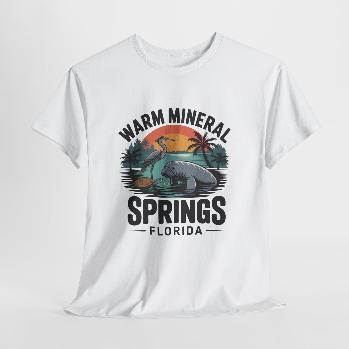 Warm Mineral Springs Florida Wildlife Sunset T-Shirt