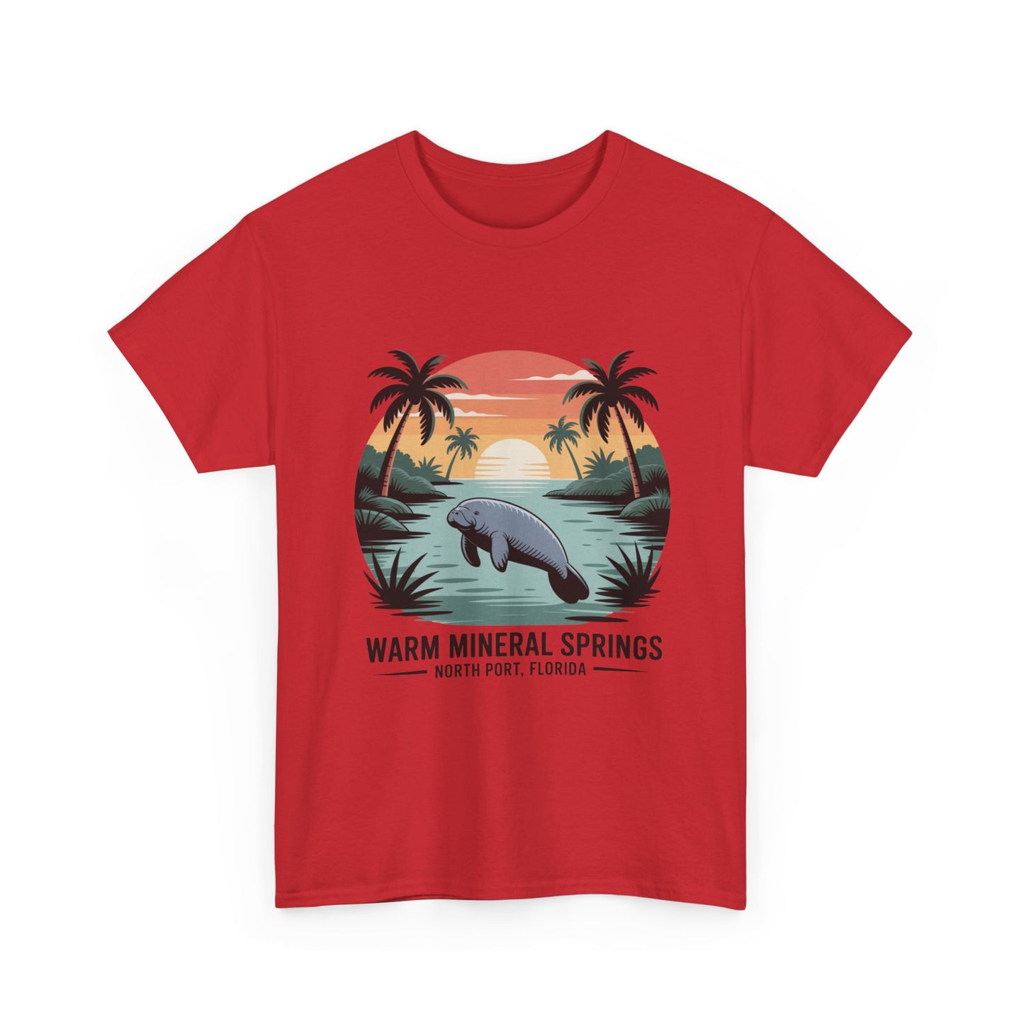 Warm Mineral Springs North Port Florida Manatee T-Shirt