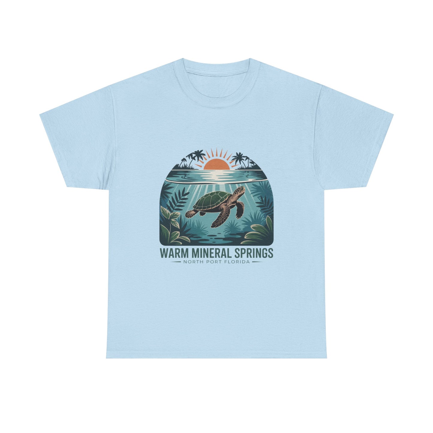 Warm Mineral Springs North Port Florida Turtle T-Shirt