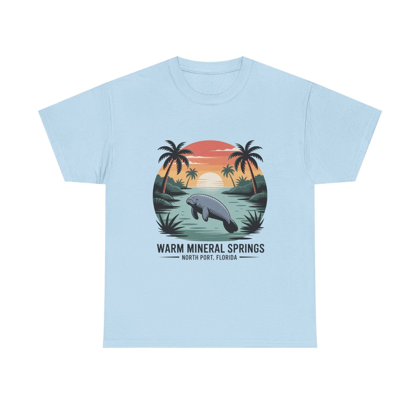 Warm Mineral Springs North Port Florida Manatee T-Shirt