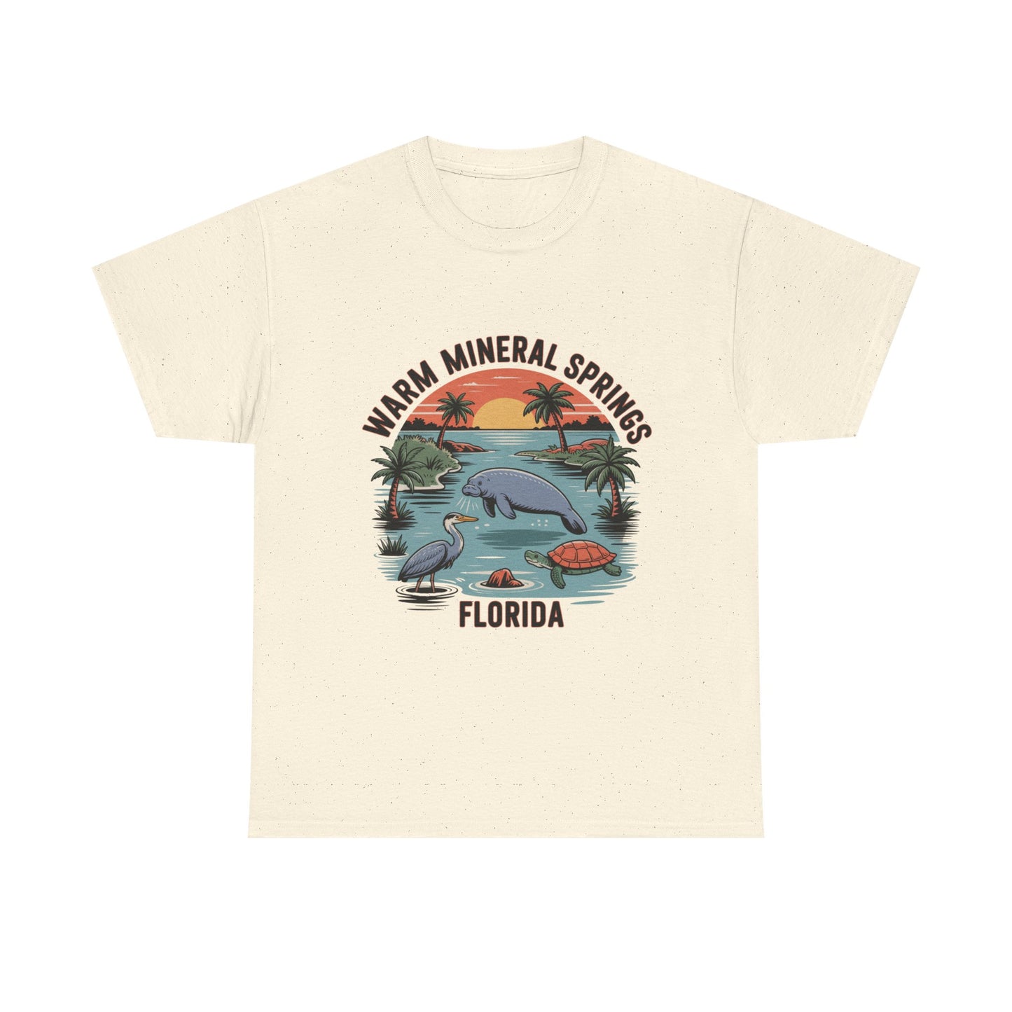Warm Mineral Springs Florida Wildlife Scene T-Shirt