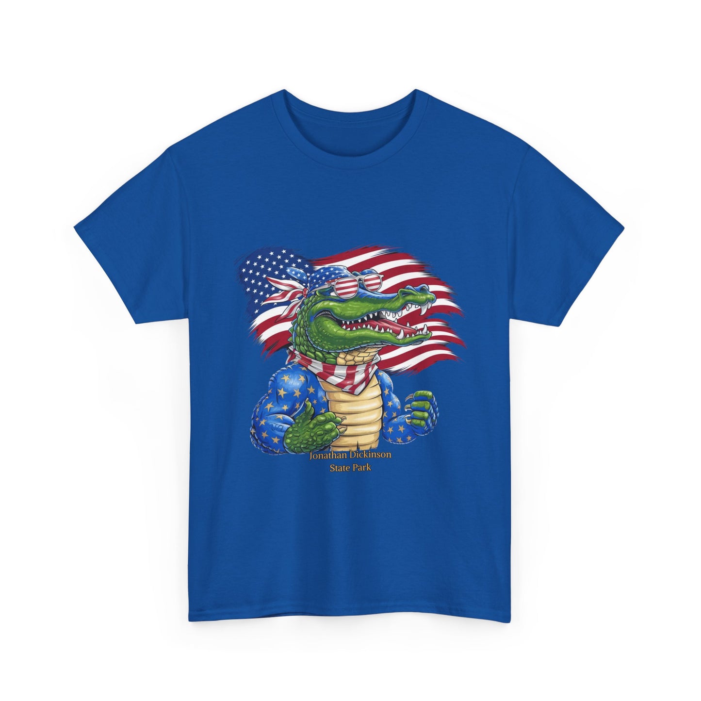 4th of July Alligator T-Shirt – Jonathan Dickinson State Park Patriotic USA Gator Tee