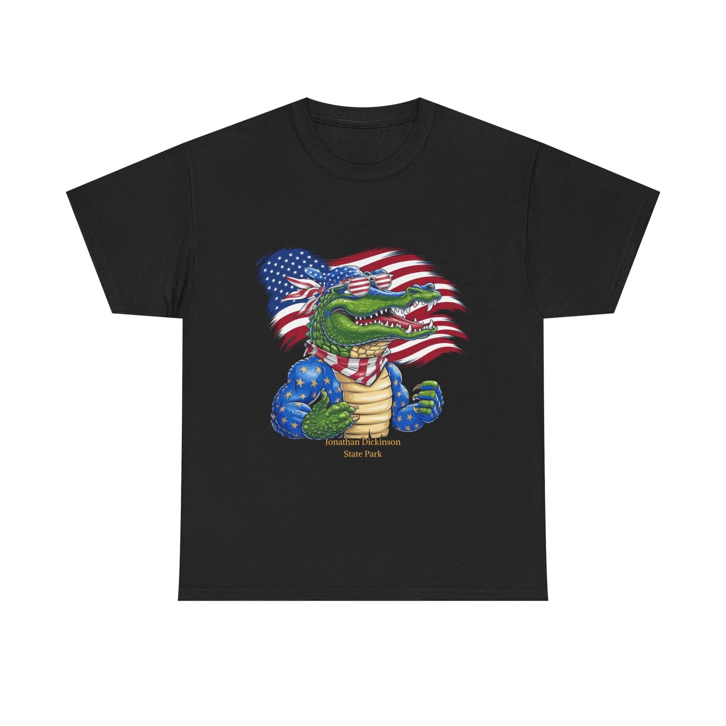 4th of July Alligator T-Shirt – Jonathan Dickinson State Park Patriotic USA Gator Tee