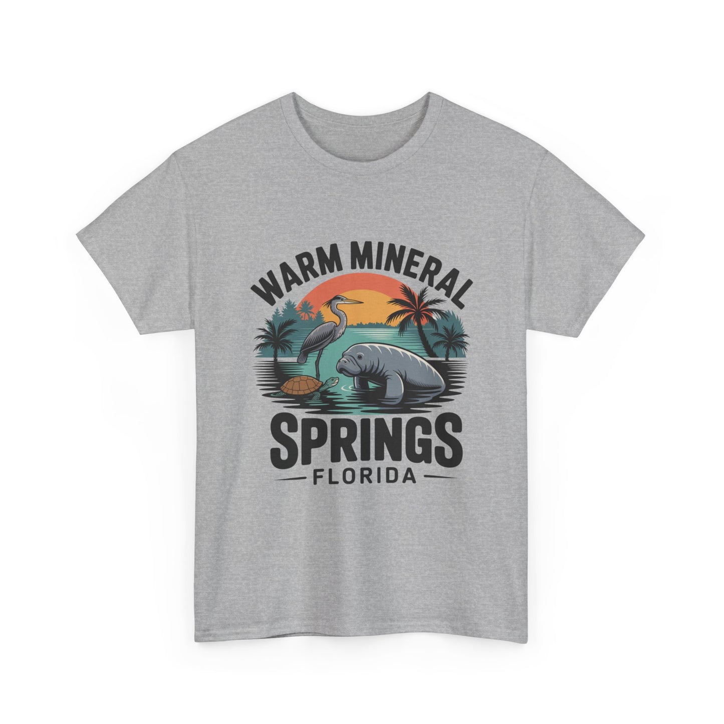 Warm Mineral Springs Florida Wildlife Sunset T-Shirt