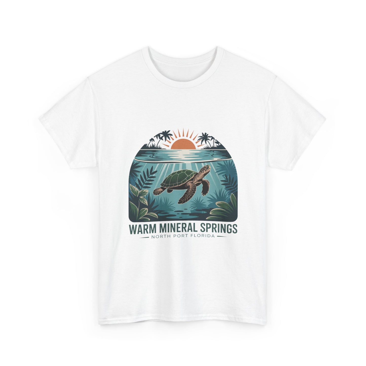 Warm Mineral Springs North Port Florida Turtle T-Shirt