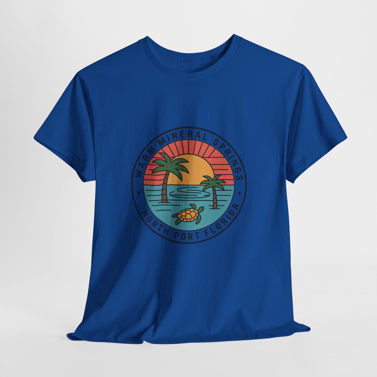 Warm Mineral Springs Florida Turtle Sunset T-Shirt