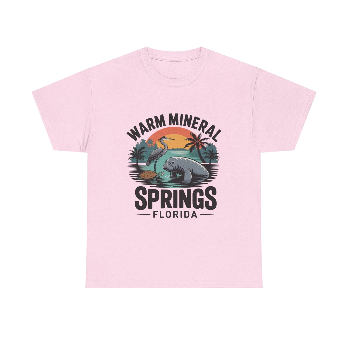 Warm Mineral Springs Florida Wildlife Sunset T-Shirt