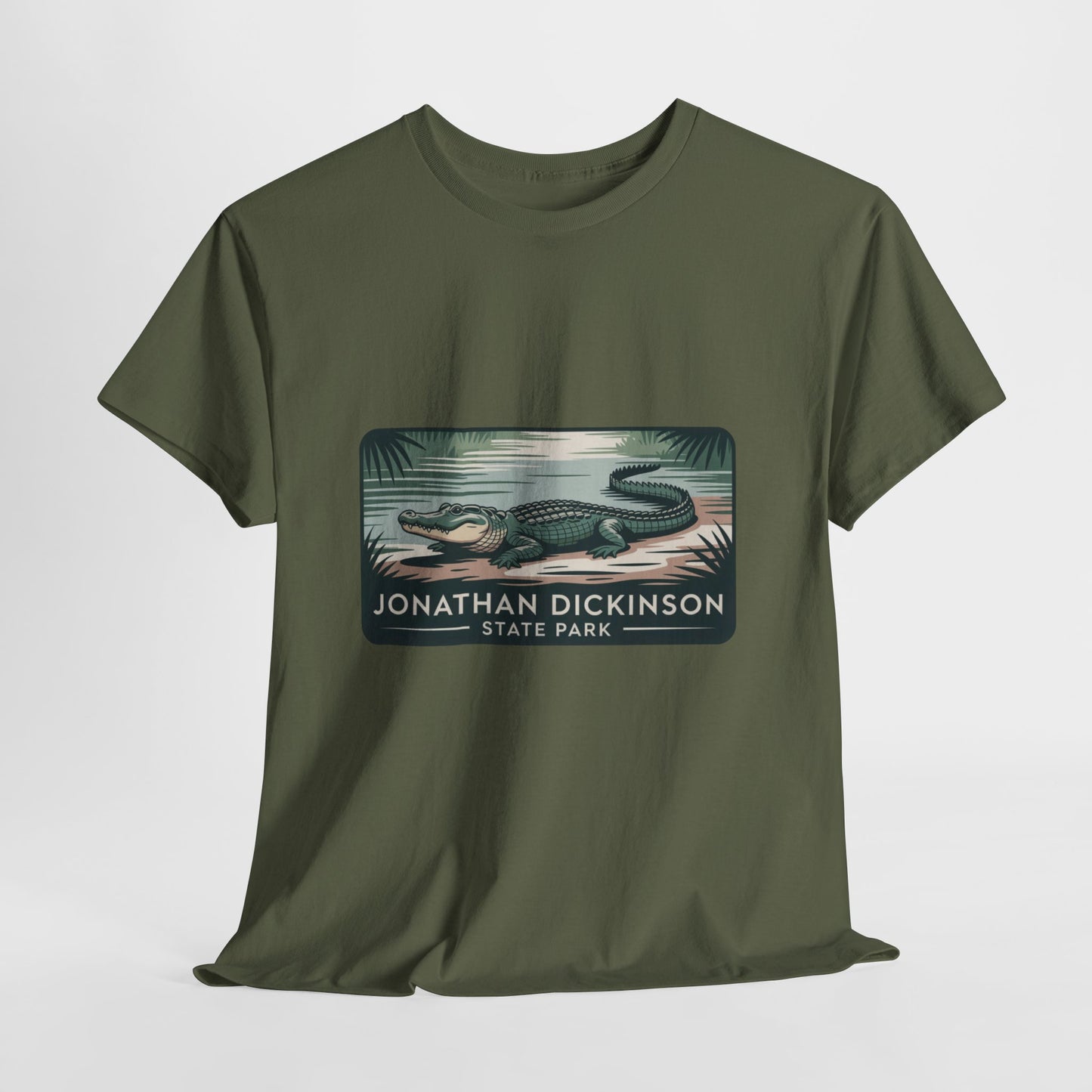Alligator Badge T-Shirt – Jonathan Dickinson State Park Florida Wildlife Tee