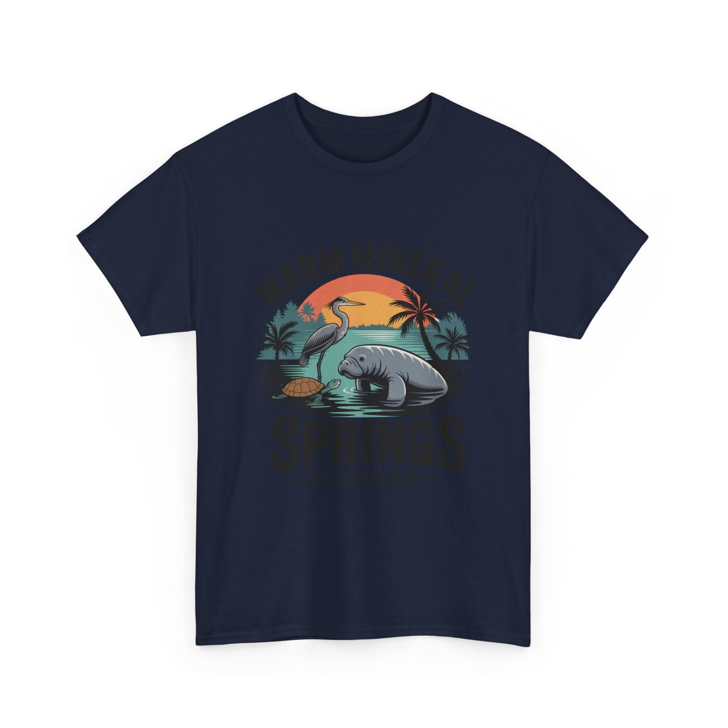 Warm Mineral Springs Florida Wildlife Sunset T-Shirt