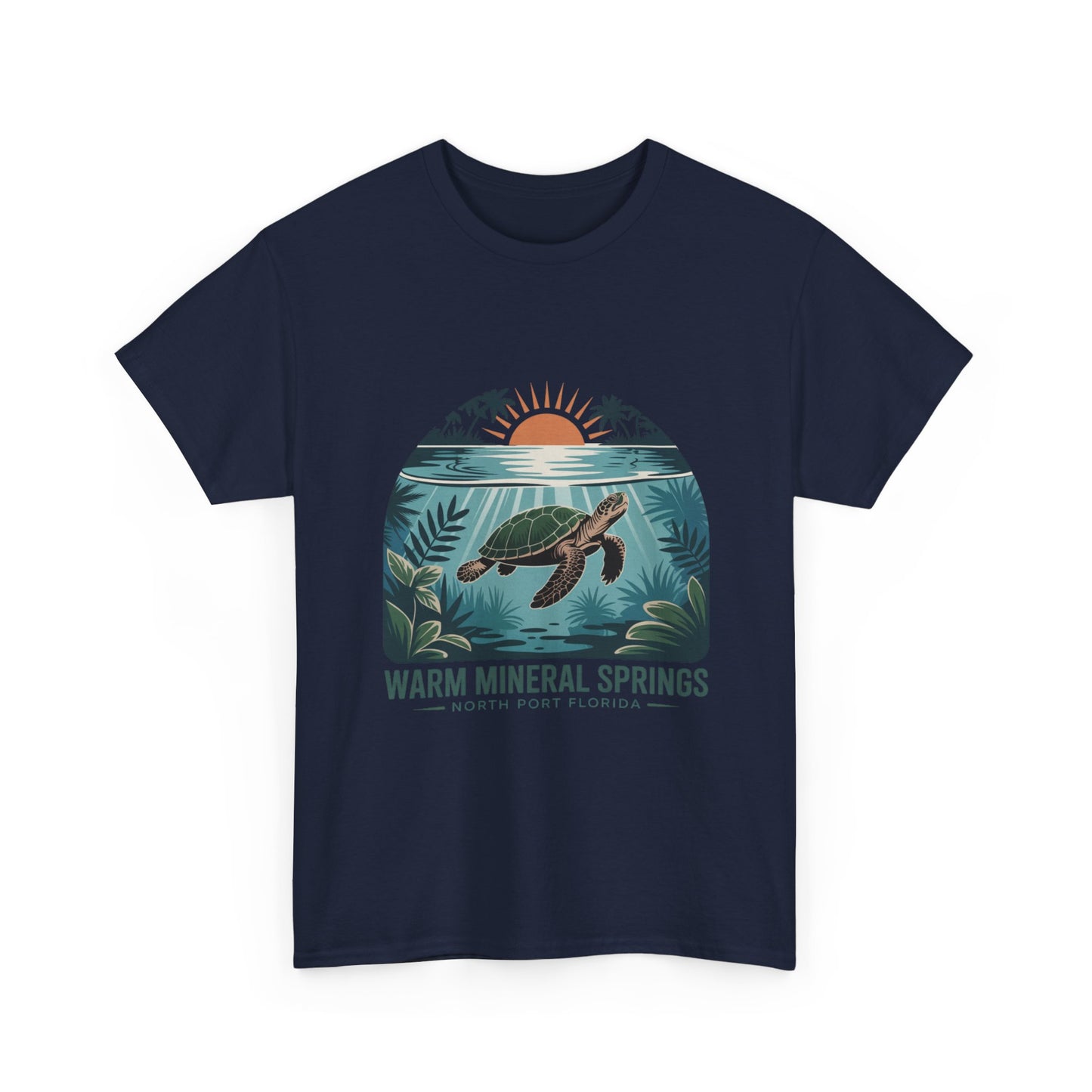 Warm Mineral Springs North Port Florida Turtle T-Shirt