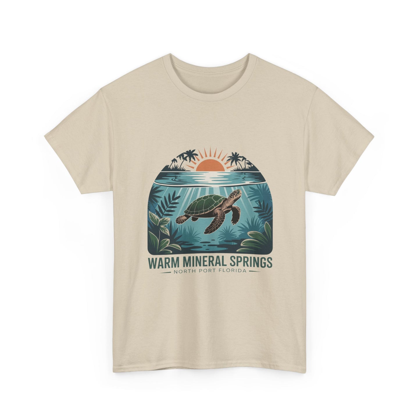 Warm Mineral Springs North Port Florida Turtle T-Shirt