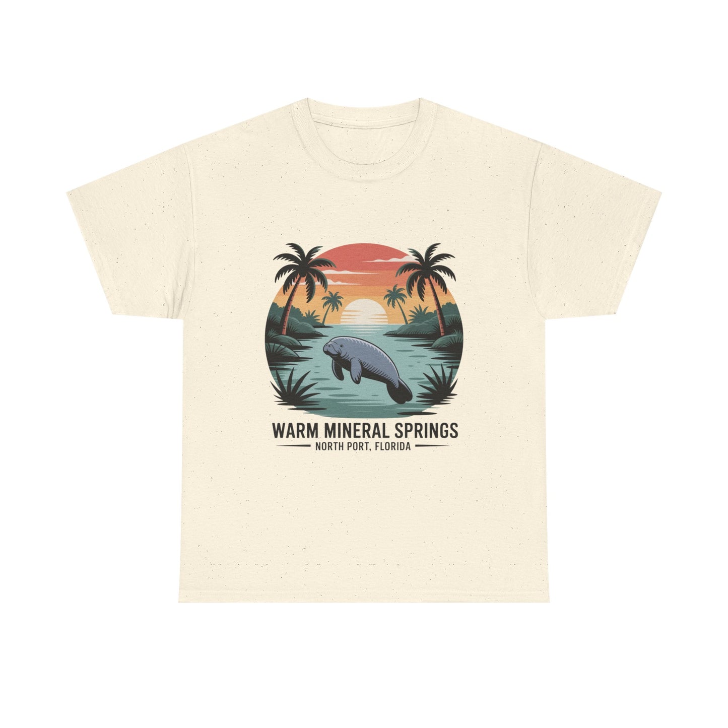 Warm Mineral Springs North Port Florida Manatee T-Shirt