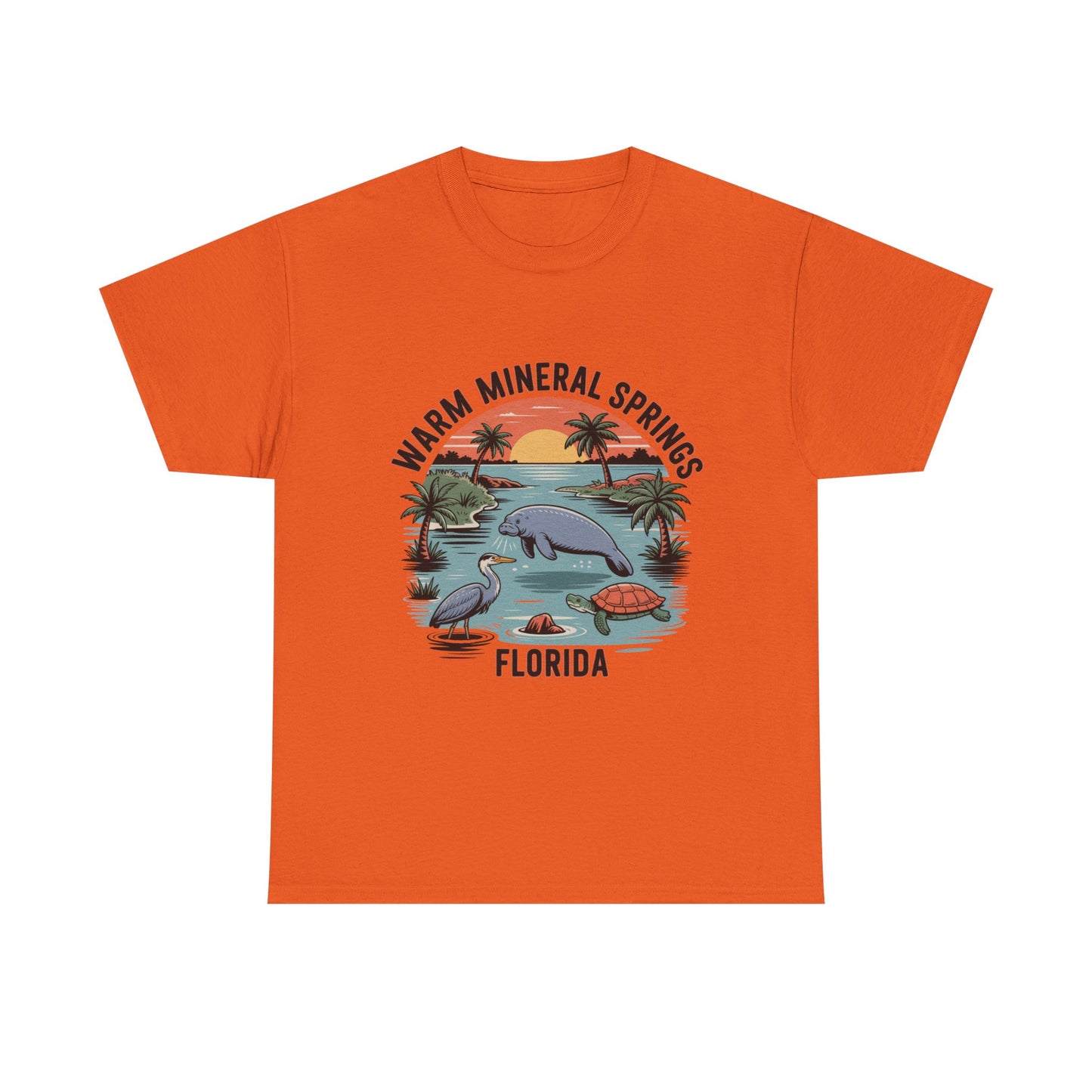 Warm Mineral Springs Florida Wildlife Scene T-Shirt
