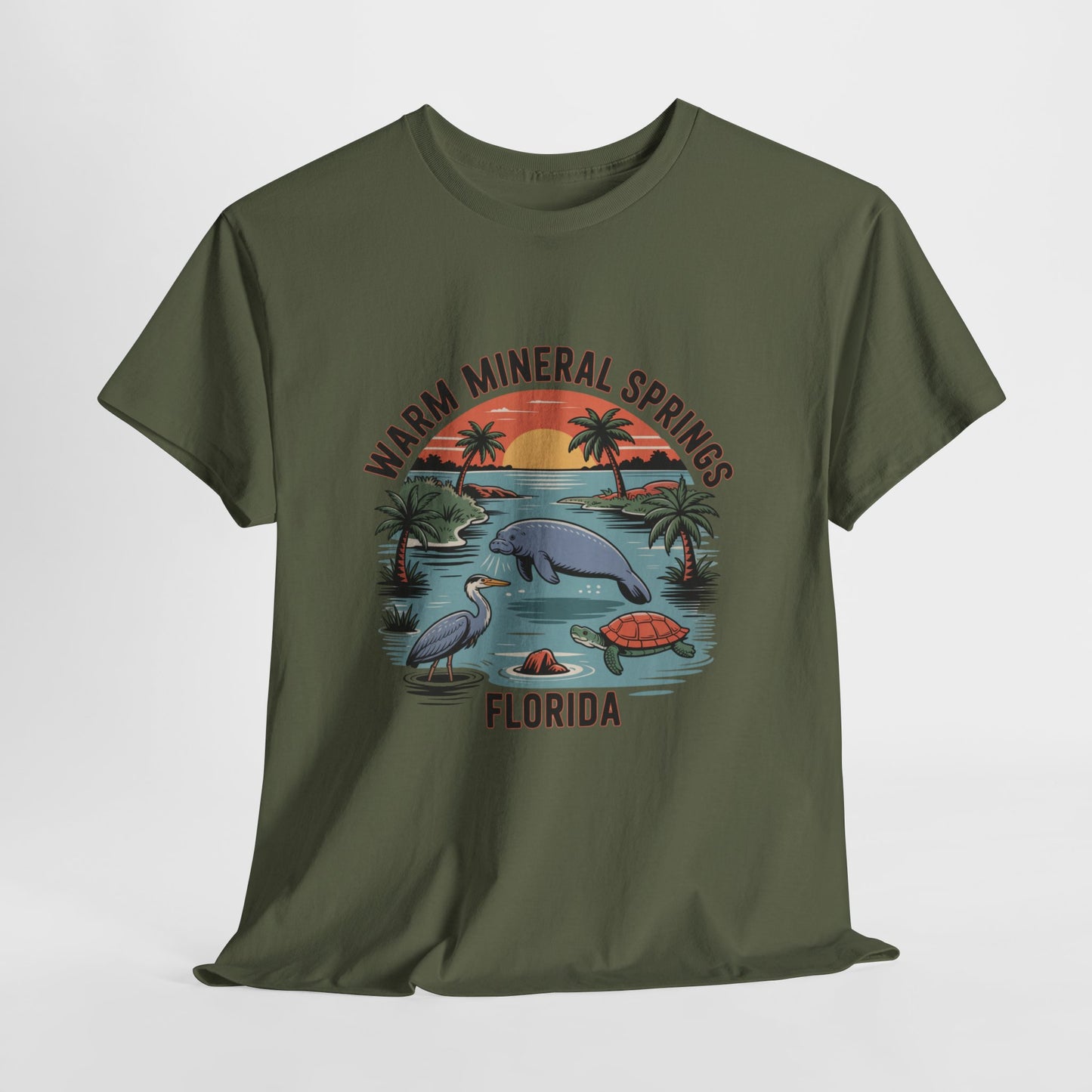 Warm Mineral Springs Florida Wildlife Scene T-Shirt