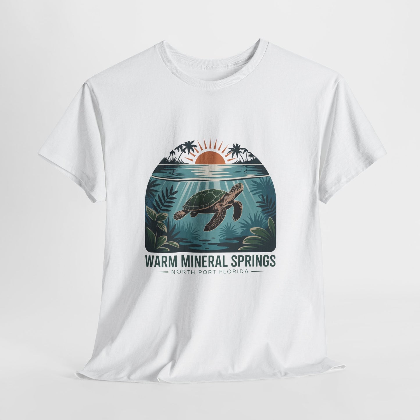 Warm Mineral Springs North Port Florida Turtle T-Shirt
