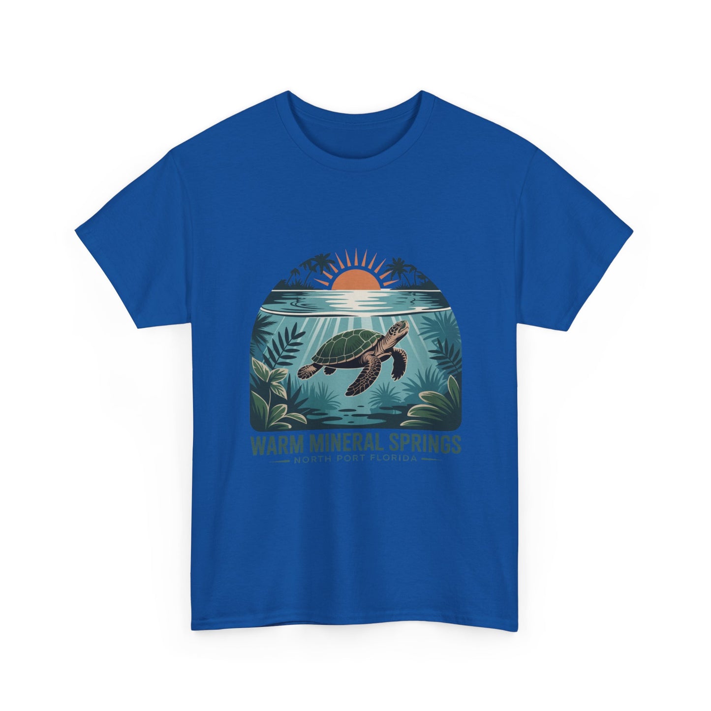 Warm Mineral Springs North Port Florida Turtle T-Shirt