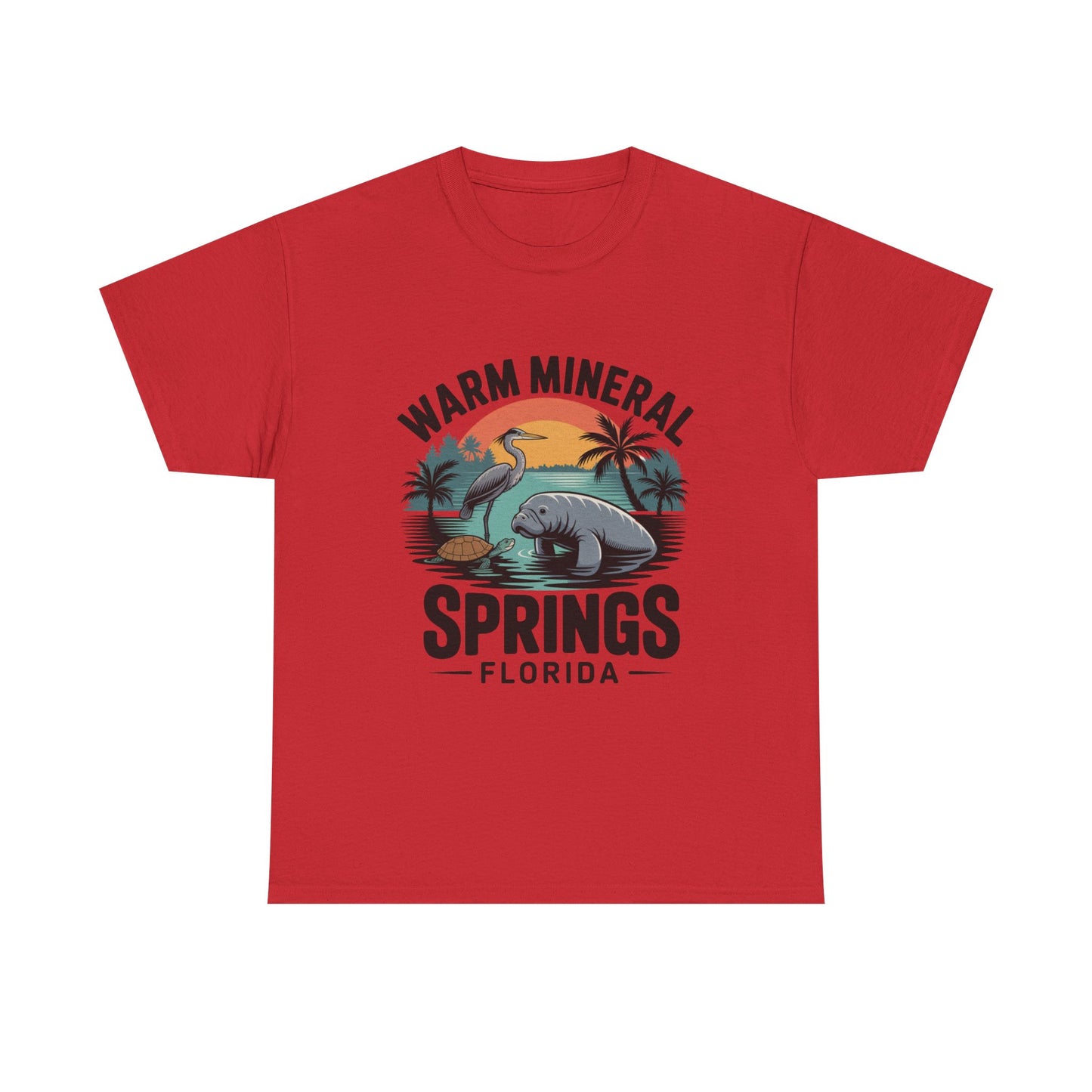 Warm Mineral Springs Florida Wildlife Sunset T-Shirt