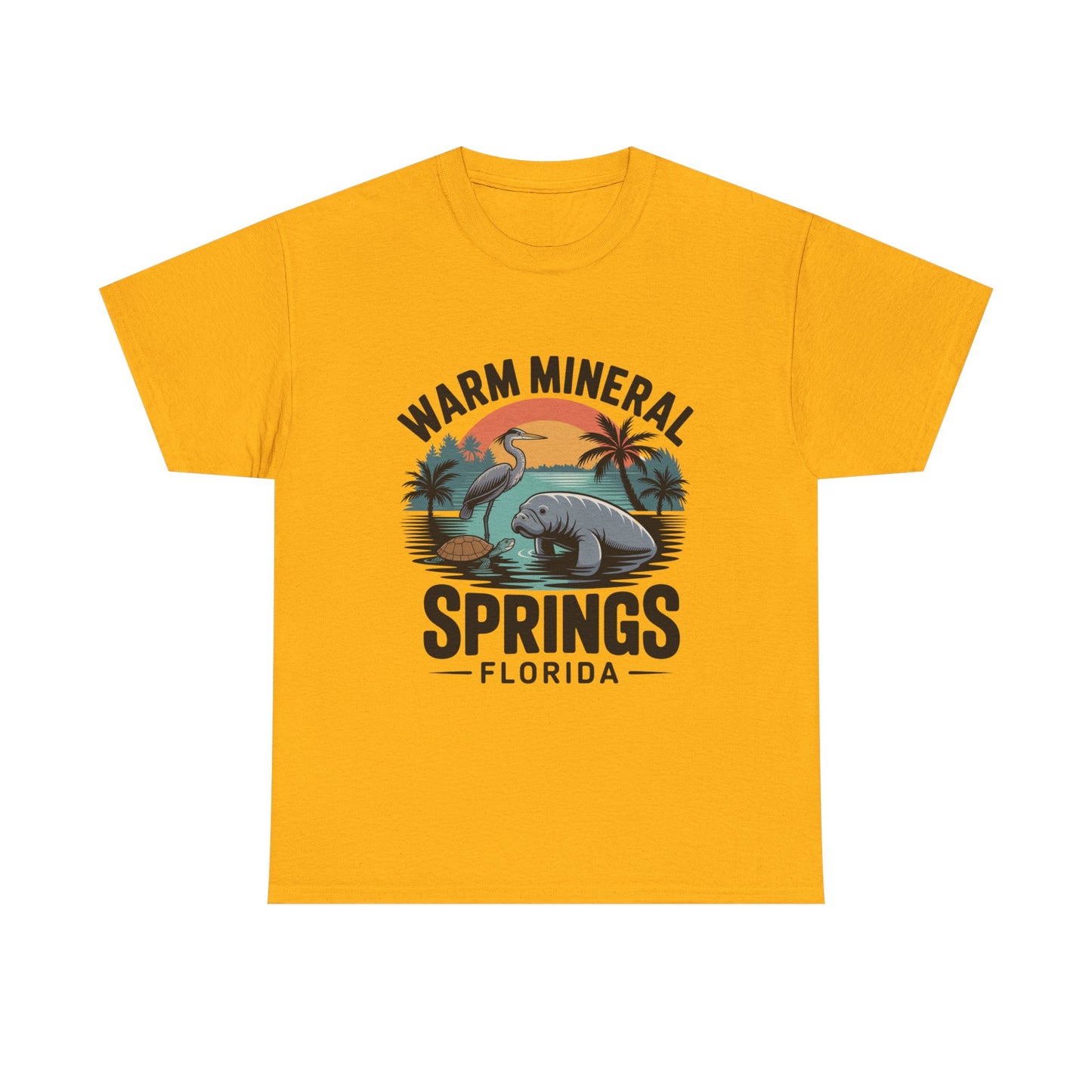 Warm Mineral Springs Florida Wildlife Sunset T-Shirt