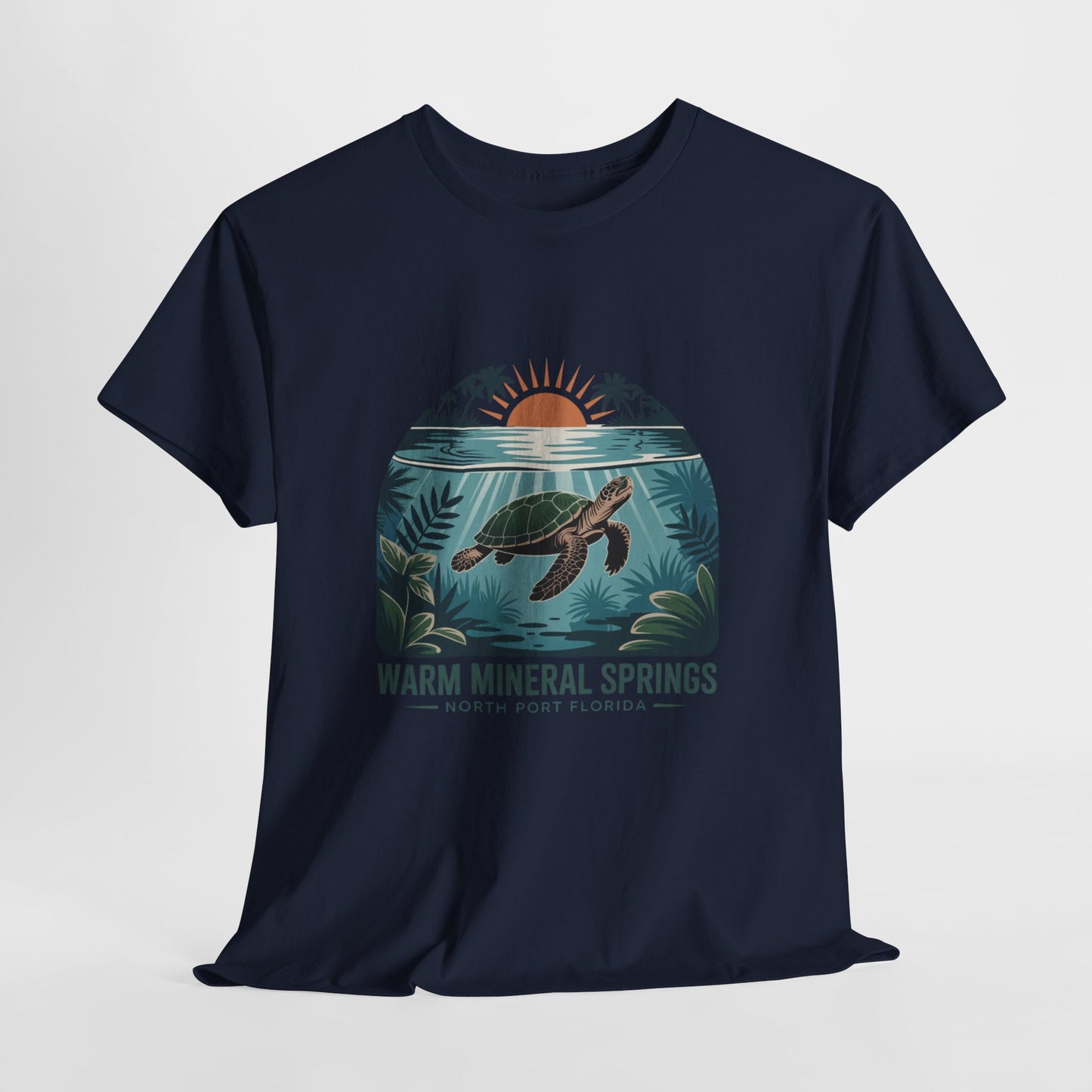 Warm Mineral Springs North Port Florida Turtle T-Shirt