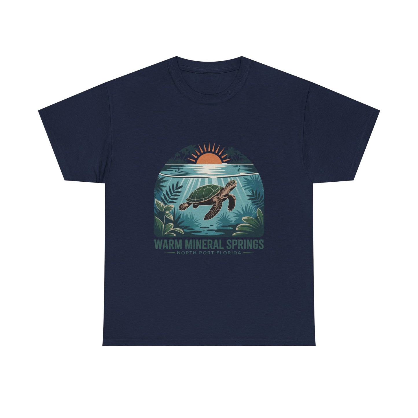 Warm Mineral Springs North Port Florida Turtle T-Shirt