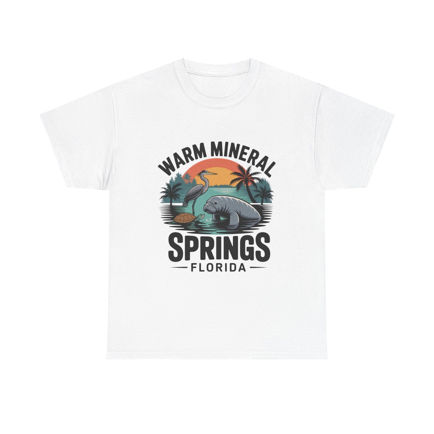 Warm Mineral Springs Florida Wildlife Sunset T-Shirt
