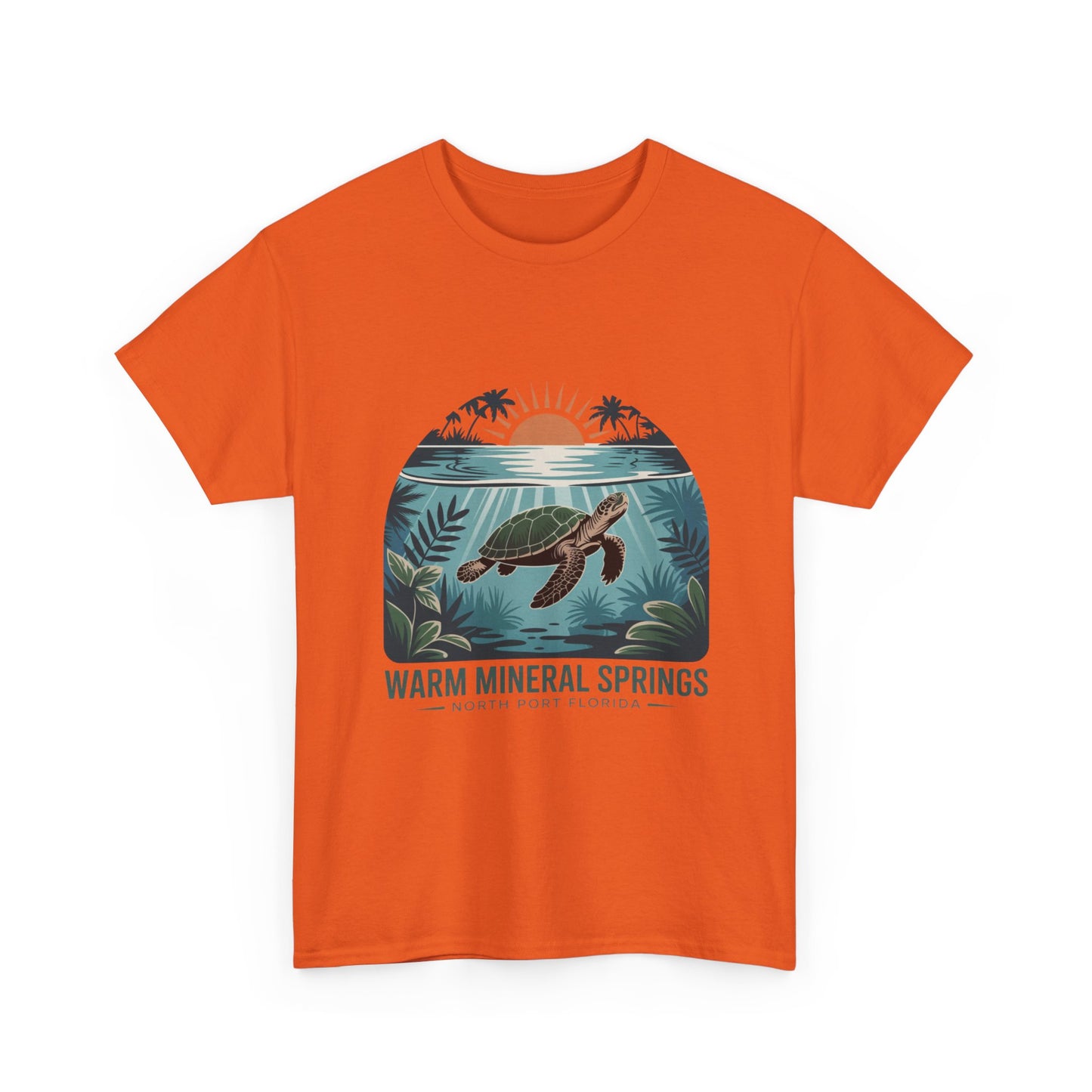 Warm Mineral Springs North Port Florida Turtle T-Shirt