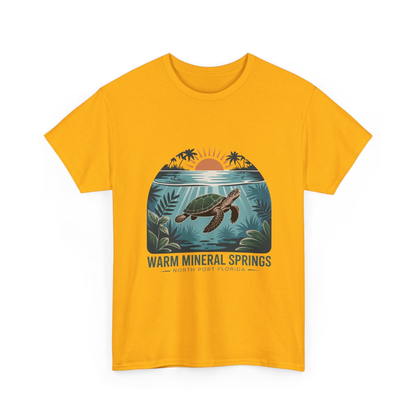 Warm Mineral Springs North Port Florida Turtle T-Shirt