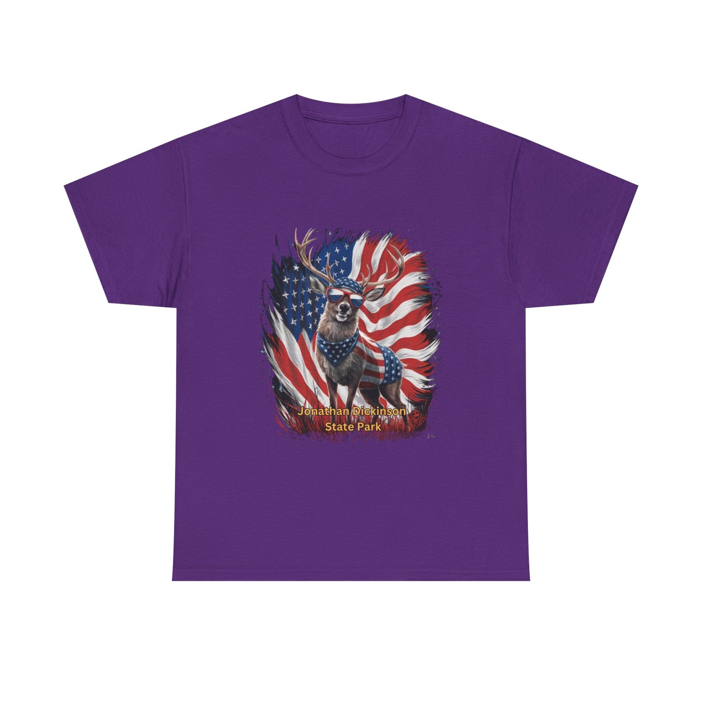4th of July Deer T-Shirt – Jonathan Dickinson State Park Patriotic USA Buck Tee