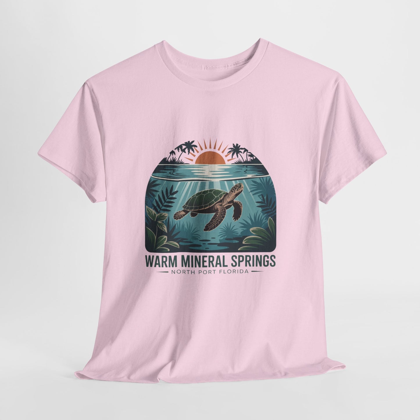 Warm Mineral Springs North Port Florida Turtle T-Shirt