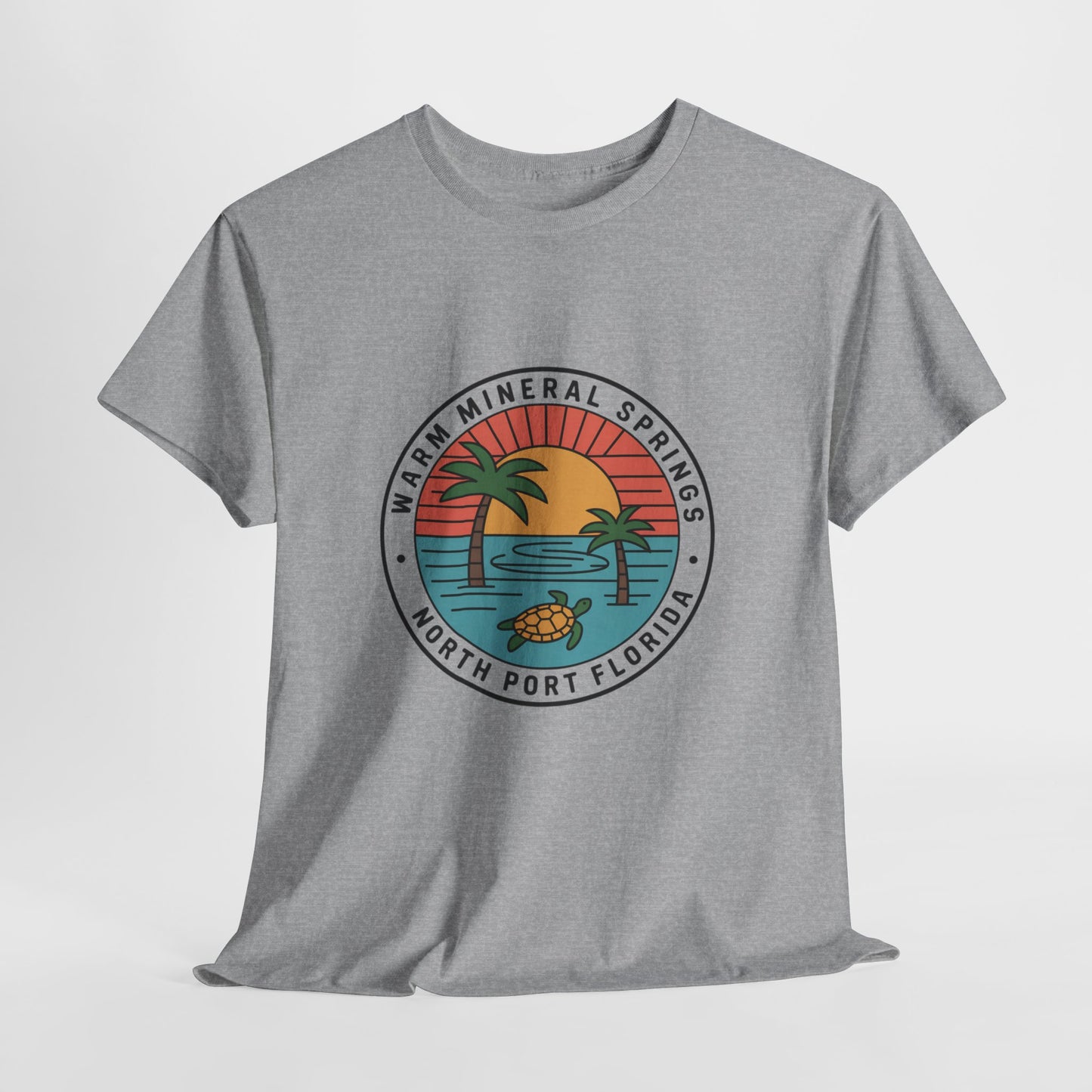 Warm Mineral Springs Florida Turtle Sunset T-Shirt