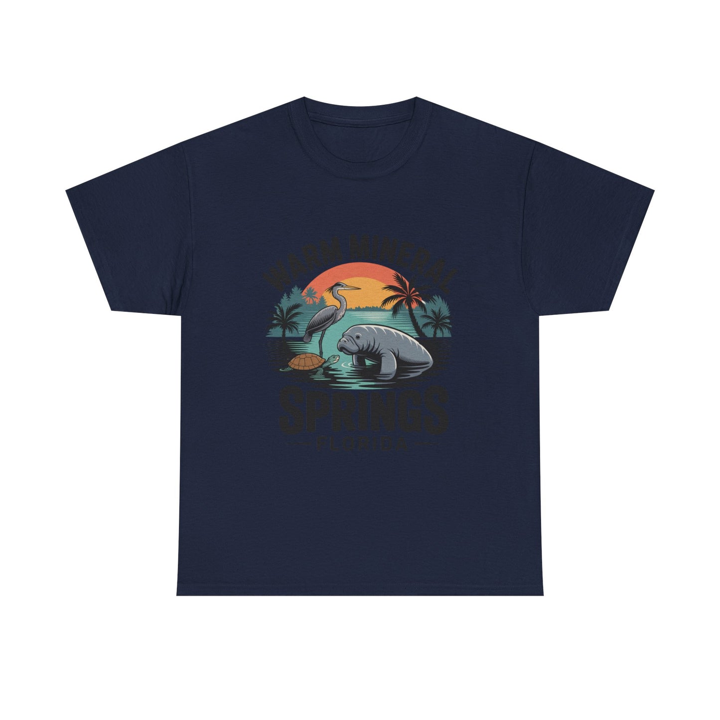 Warm Mineral Springs Florida Wildlife Sunset T-Shirt