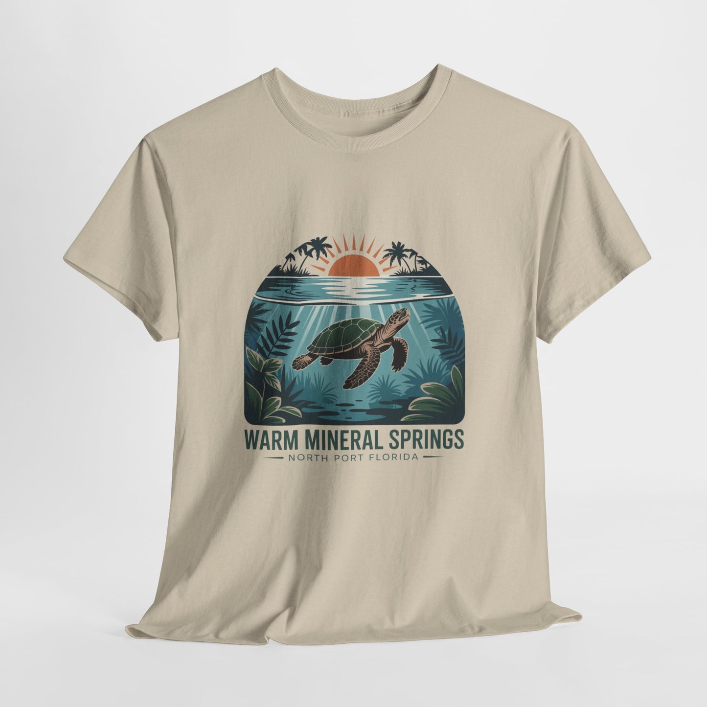 Warm Mineral Springs North Port Florida Turtle T-Shirt