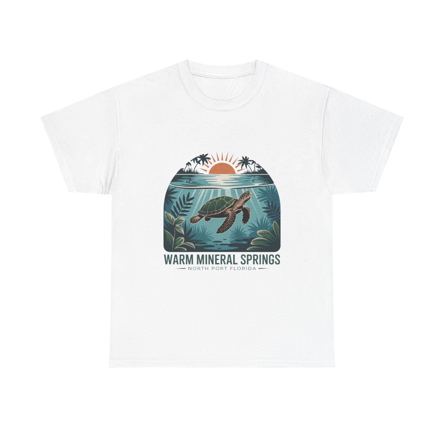Warm Mineral Springs North Port Florida Turtle T-Shirt