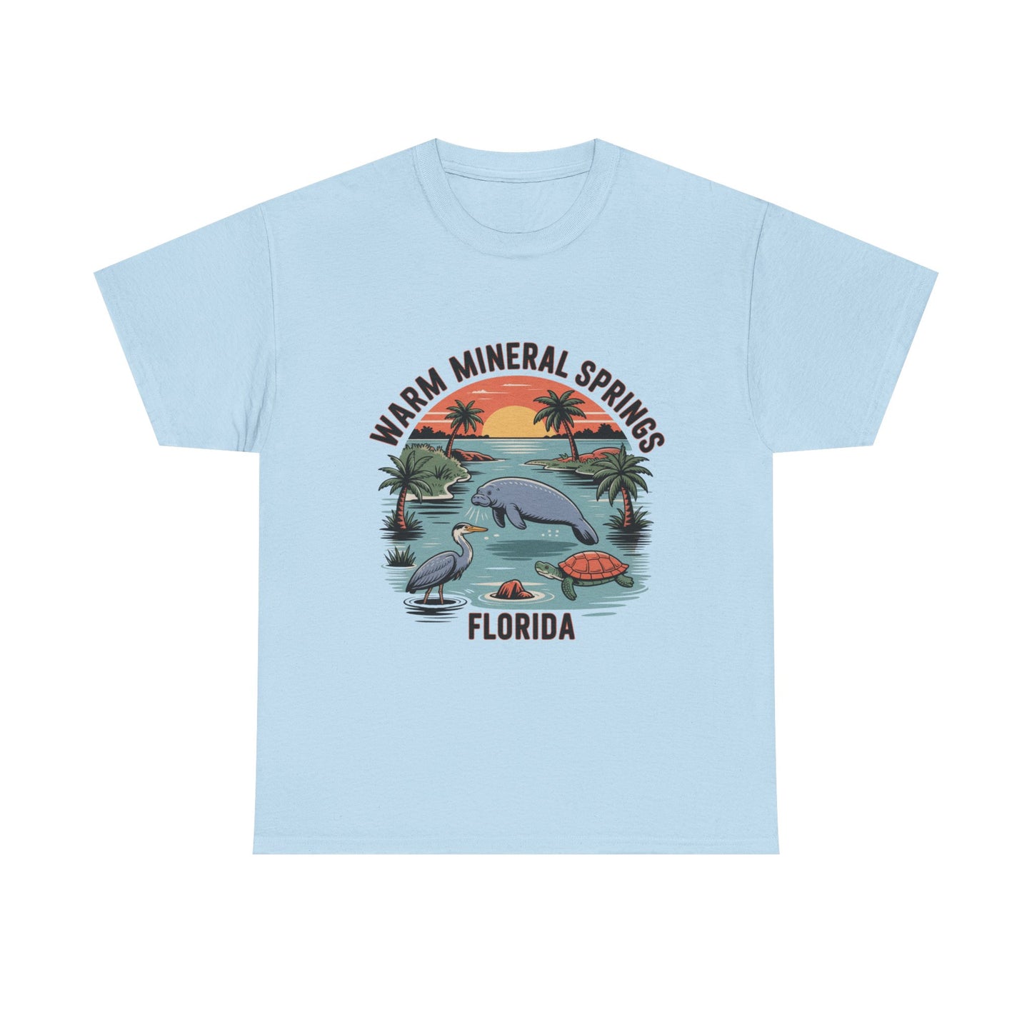 Warm Mineral Springs Florida Wildlife Scene T-Shirt