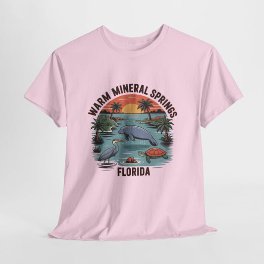 Warm Mineral Springs Florida Wildlife Scene T-Shirt