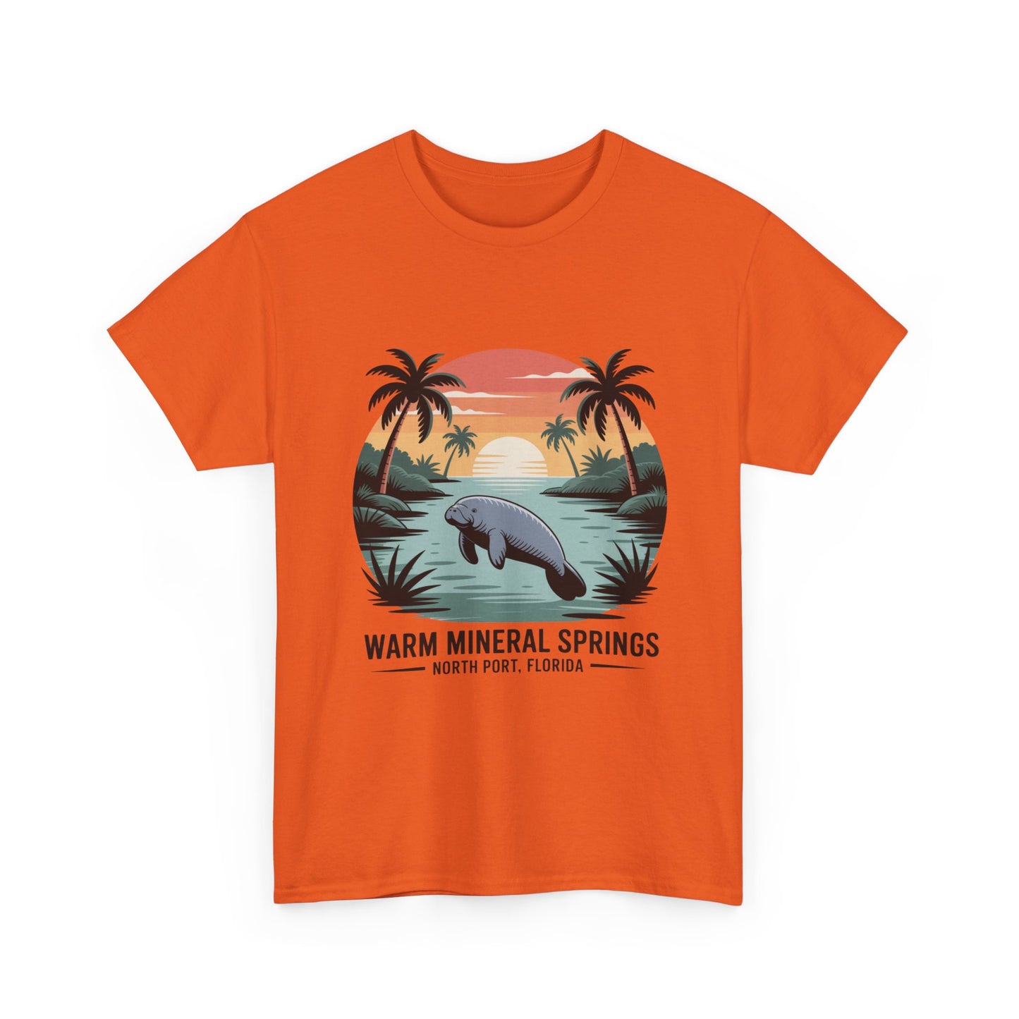 Warm Mineral Springs North Port Florida Manatee T-Shirt