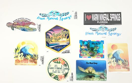 Warm Mineral Springs Stickers & Magnets Collection 2