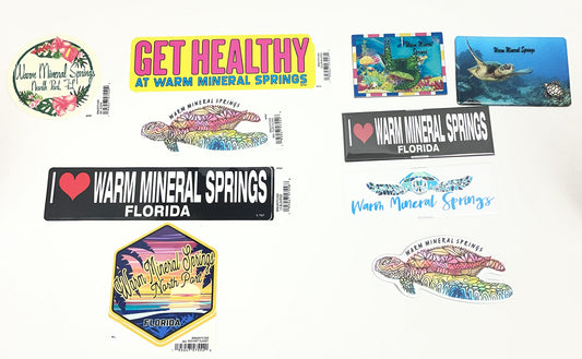 Warm Mineral Springs Stickers & Magnets Collection 3