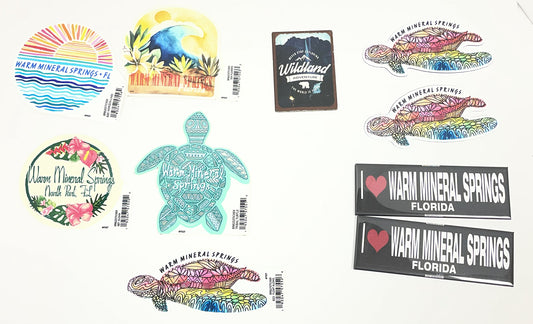 Warm Mineral Springs Stickers & Magnets Collection 5