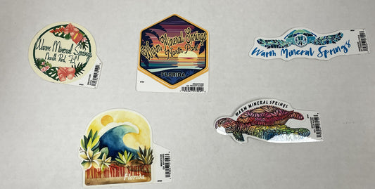 Warm Mineral Springs Florida Sticker Collection 4
