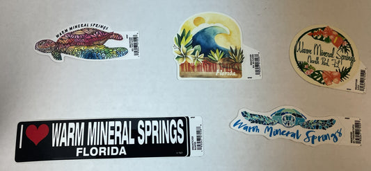 Warm Mineral Springs Florida Sticker Collection 7
